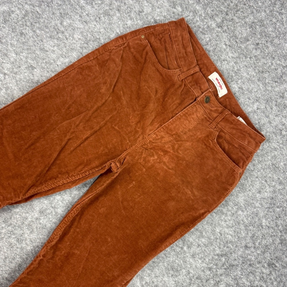 Wrangler Women High Rise‎ Bold Boot Corduroy Pants Brown Size 6x32 112324271